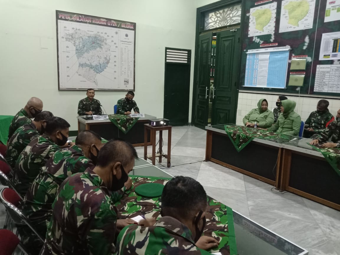 Danrem 073/Makutarama Kolonel Inf Ari Yulianto, S.I.P, Berkunjung ke Kodim 0721/Blora